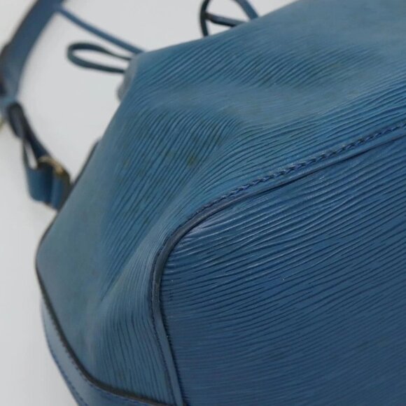 LOUIS VUITTON Epi Petit Noe Shoulder Bag Blue M44105 LV Auth bs27625 - Picture 4 of 16